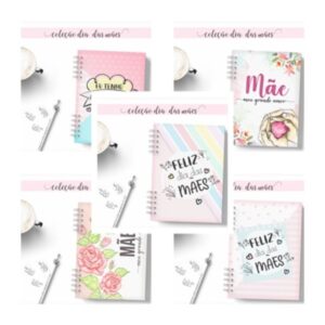 Capas Encadernação Coleção Dia das Mães