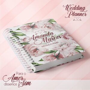Capas Florais Planner Noiva