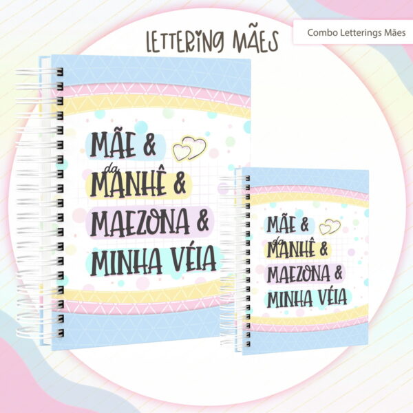 Capas Lettering Mães
