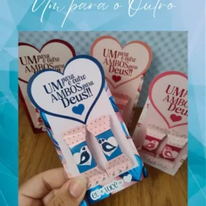 Card Balinha Namorados Um para o Outro em PDF para Download