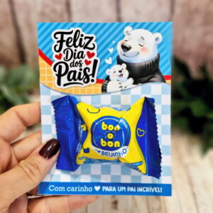 Card Bombom Dia dos Pais Arquivo Digital pdf Imprimir