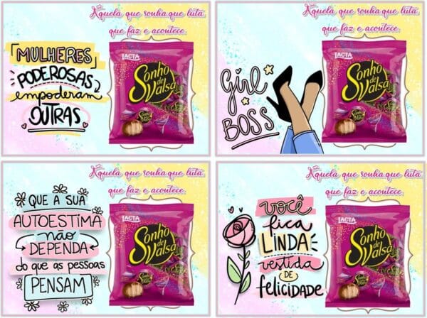 Card Bombom Mulheres