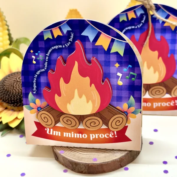 Card Bombom Paçoca Balinha Mimo Festa Junina