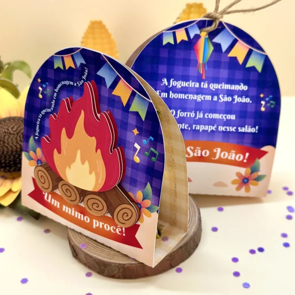 Card Bombom Paçoca Balinha Mimo Festa Junina