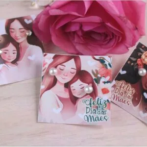 Card Brincos Dia das Mães 20 Card Brincos Dia das Mães