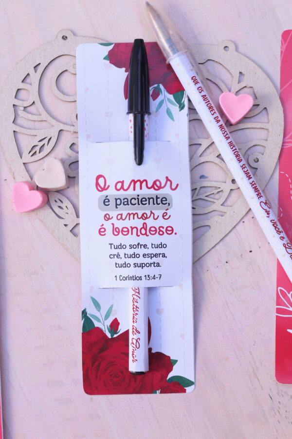 Card Caneta e Lápis Dia dos Namorados