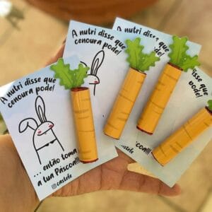 Card + Cenoura Porta Baton