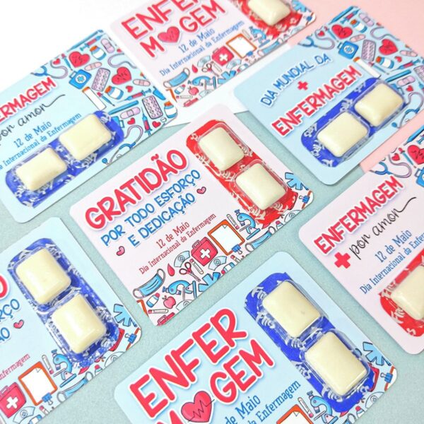 Card Chiclete Dia Dia do Enfermeiro