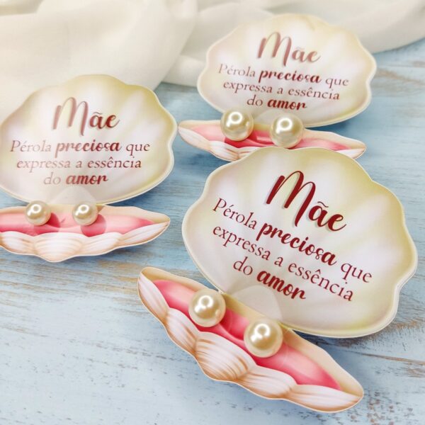 Card Concha Brincos Dia das Mães