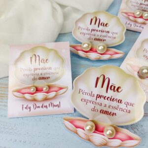 Card Concha Brincos Dia das Mães