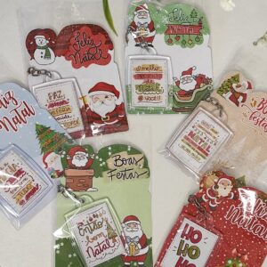 Card e Adesivo Chaveiro Natal