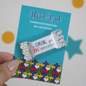 Card e Balas Autismo - Arquivo Digital 3 Card e Balas Autismo - Arquivo Digital