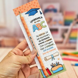 Card Lápis Abc - Arquivo Digital para Imprimir