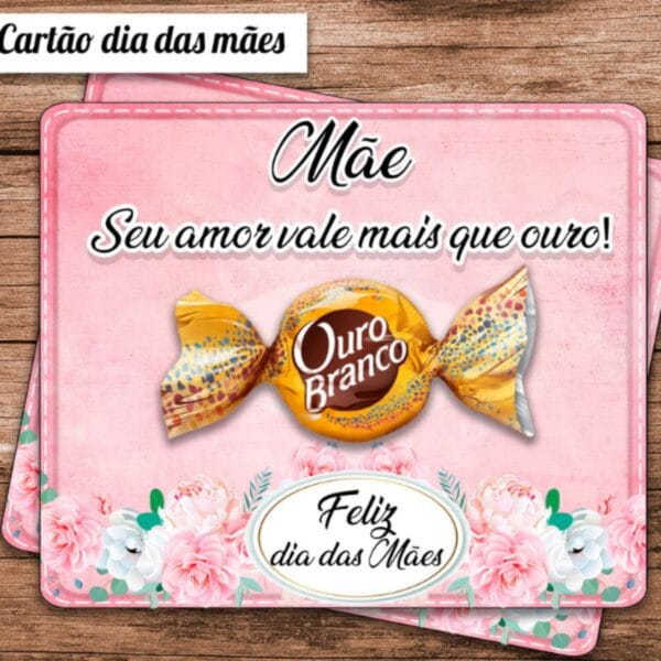 Cartão Dia das Mães Bombom Studio e pdf