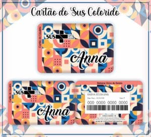 Cartão Personalizado SUS Adulto Feminino