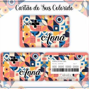 Cartão Personalizado SUS Adulto Feminino 7 Cartão Personalizado SUS Adulto Feminino