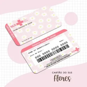 Cartão Sus Adulto Flores 38 Cartão Sus Adulto Flores