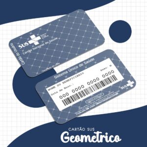 Cartão Sus Adulto Geométrico
