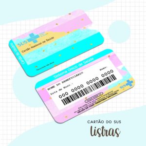 Cartão Sus Adulto Listras Feminino