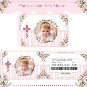 Cartão Sus Baby Menina