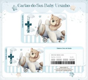 Cartão Sus Baby Urso