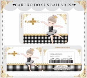 Cartão Sus Bailarina Black