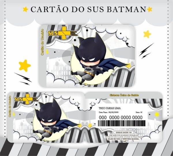 Cartão Sus Batman