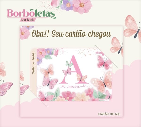 Cartão Sus Borboletas