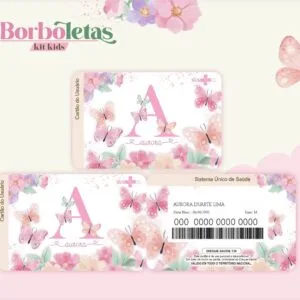 Cartão Sus Borboletas 16 Cartão Sus Borboletas