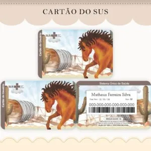 Cartão Sus Cavalinho 19 Cartão Sus Cavalinho
