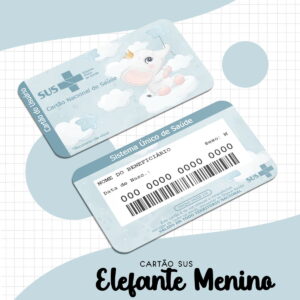 Cartão Sus Elefante Menino - Arquivo Digital