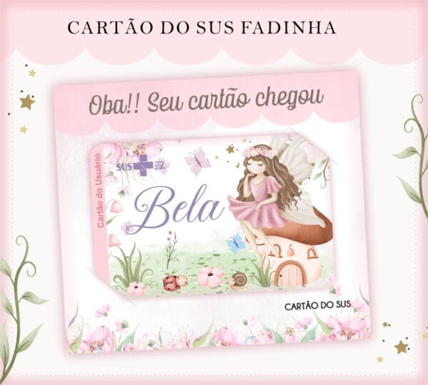 Cartão Sus Fadinhas