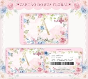 Cartão Sus Floral Rosinha