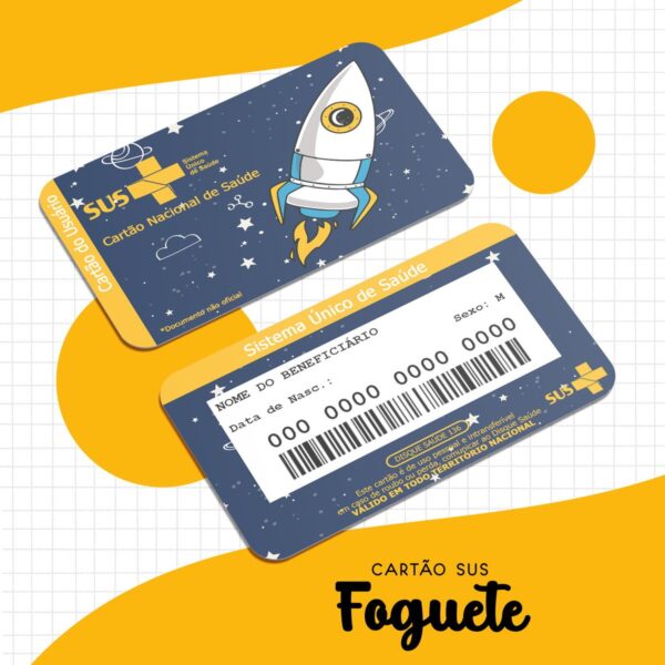 Cartão Sus Foguete Menino