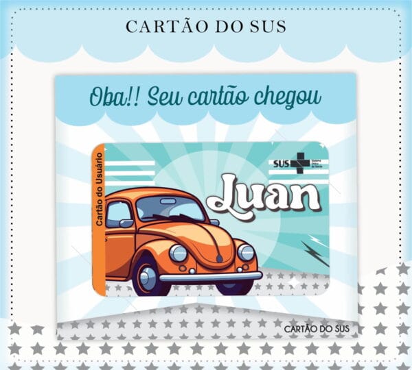 Cartão Sus Fusca