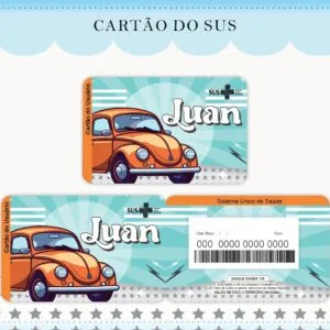 Cartão Sus Fusca 6 Cartão Sus Fusca