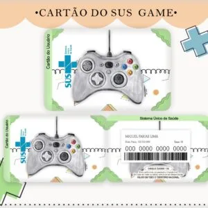 Cartão Sus Game 12 Cartão Sus Game