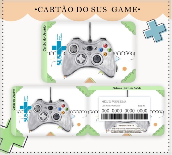 Cartão Sus Game