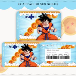 cartao sus goku arquivo digital cartao sus