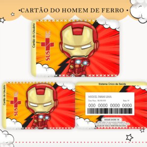 Cartão Sus Homem De Ferro