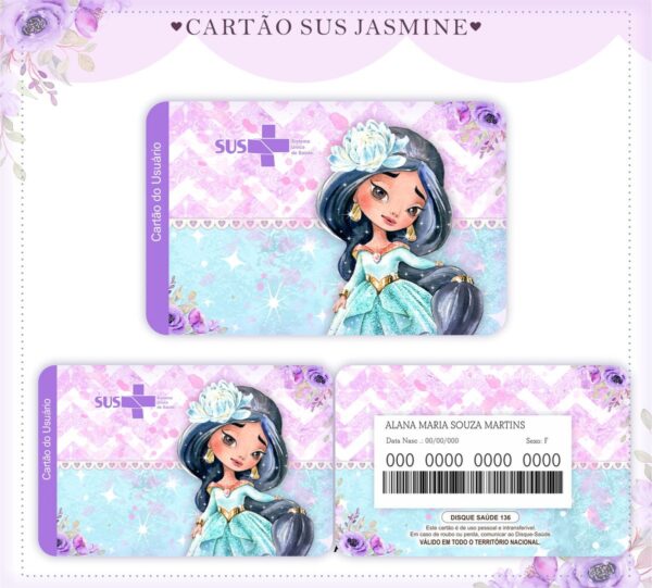 Cartão Sus Jasmine Roxo