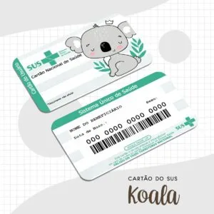 Cartão Sus Koala 17 Cartão Sus Koala