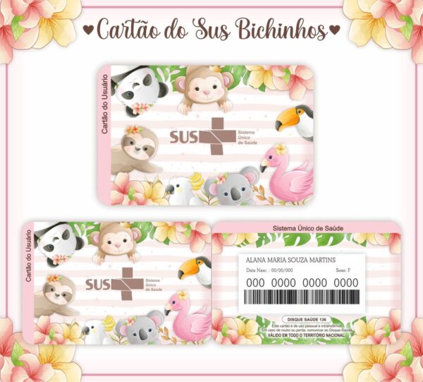 Cartão Sus Menina