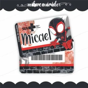 Cartão Sus Miles Morales 2 Cartão Sus Miles Morales