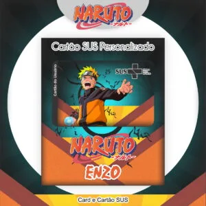 Cartão Sus Naruto Menino 24 Cartão Sus Naruto Menino