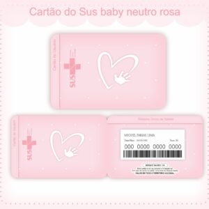Cartão Sus Neutro Rosa