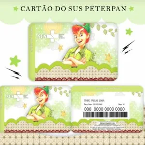 Cartão Sus Peter Pan 29 Cartão Sus Peter Pan
