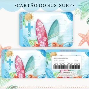 Cartão Sus Surf 18 Cartão Sus Surf
