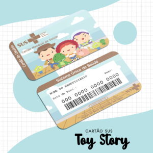 Cartão Sus Toy Story - Arquivo Digital 7 Cartao Sus Toy Story Arquivo Digital