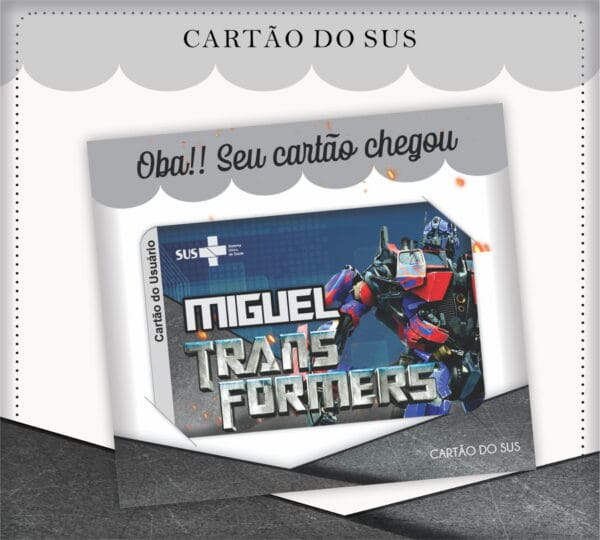 Cartão Sus Transformes